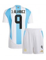 Argentiina Julian Alvarez #9 Kotipaita Lasten Copa America 2024 Lyhythihainen (+ shortsit)